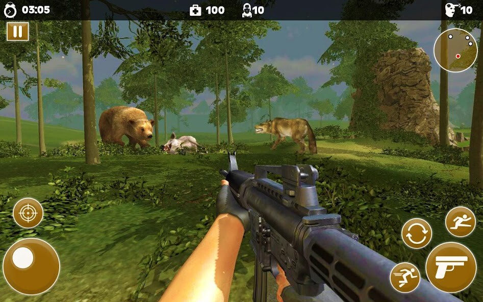 Run android online APK Bear Hunting Game from MyAndroid or emulate Bear Hunting Game using MyAndroid