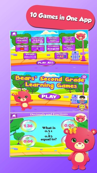 Emulate iPhone app Bears 3rd Grade Learning Games using MyAndroid Emulate iPhone app Bears 3rd Grade Learning Games using MyAndroid