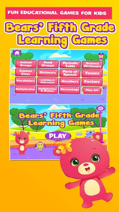 Emulate iPhone app Bears Fifth Grade School Games using MyAndroid Emulate iPhone app Bears Fifth Grade School Games using MyAndroid