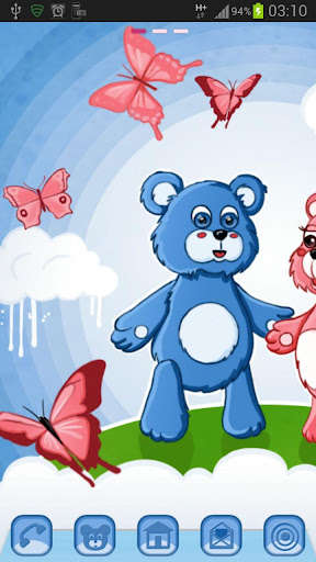 Emulate Android APK Bears Theme Teddy Go Launcher
