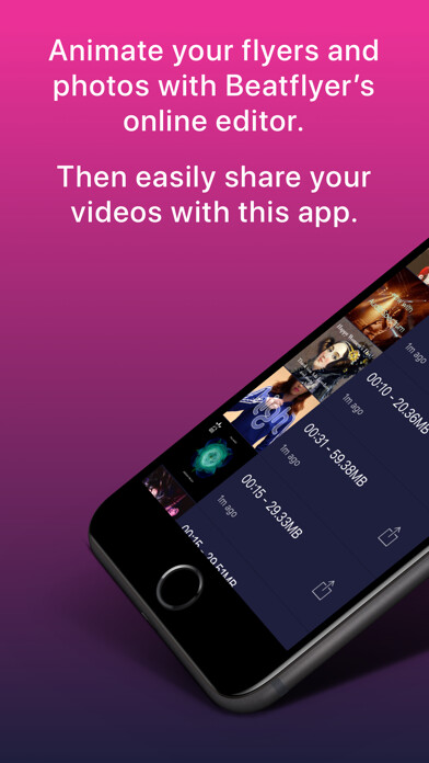 Emulate iPhone app BeatFlyer Videos using MyAndroid