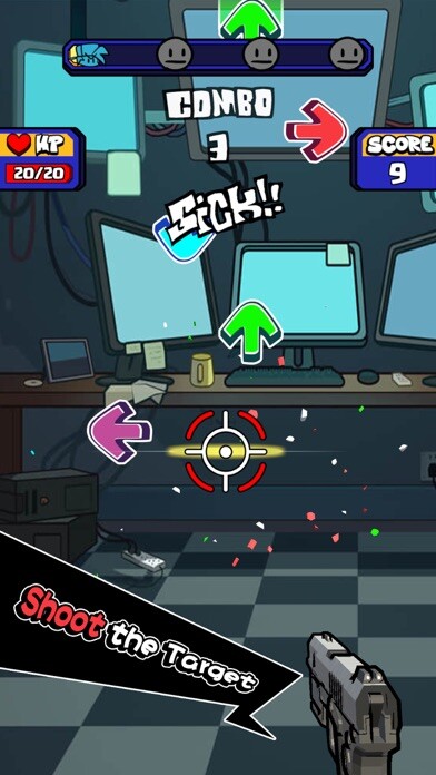 Emulate iPhone app Beat Gun using MyAndroid