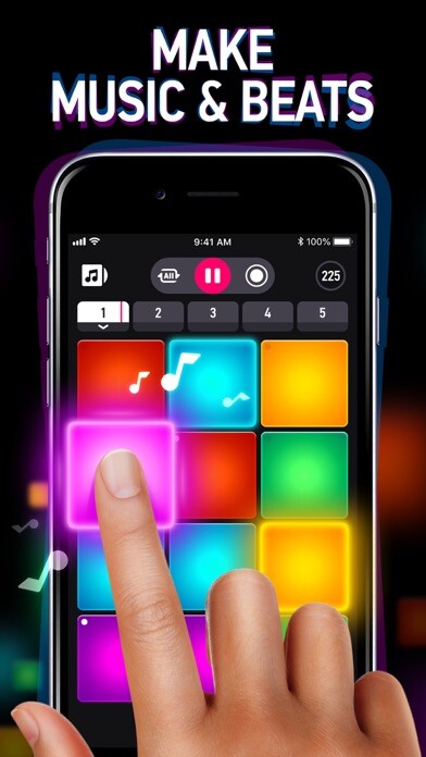Emulate iPhone app Beat Machine - Music Drum Pads using MyAndroid