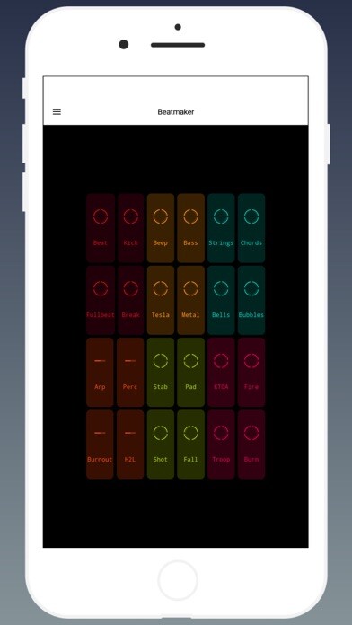 Emulate iPhone app Beat Maker App using MyAndroid