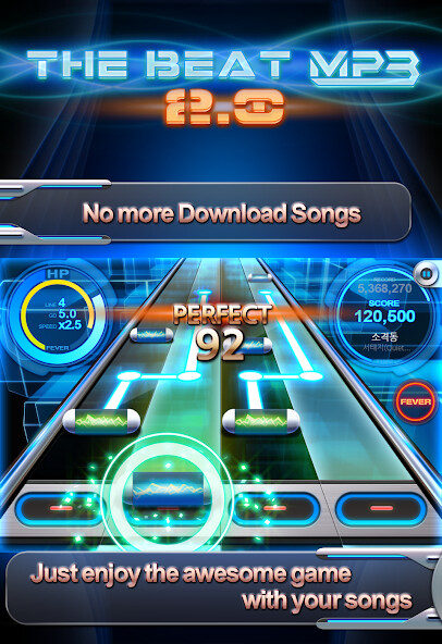 Emulate iPhone app BEAT MP3 2.0 - Rhythm Game using MyAndroid Emulate iPhone app BEAT MP3 2.0 - Rhythm Game using MyAndroid