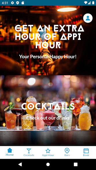 Run android online APK Be At One Cocktail Bars from MyAndroid or emulate Be At One Cocktail Bars using MyAndroid