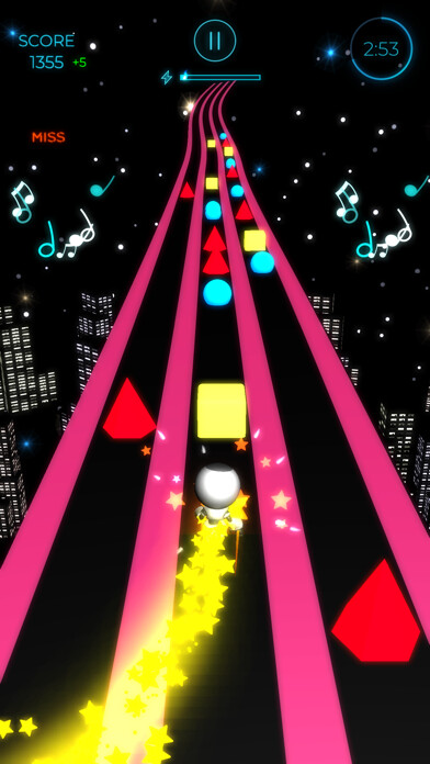 Emulate iPhone app Beat Runner - EDM Music Arcade using MyAndroid Emulate iPhone app Beat Runner - EDM Music Arcade using MyAndroid