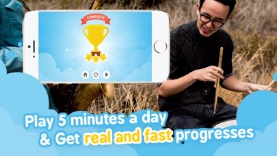 Emulate iPhone app Beat the Rhythm - tap & learn using MyAndroid