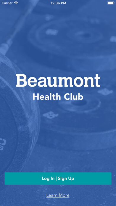 Emulate iPhone app Beaumont Health Club using MyAndroid