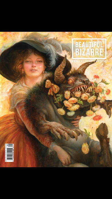 Emulate iPhone app Beautiful Bizarre Magazine using MyAndroid