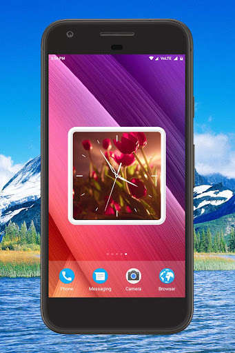 Emulate Android APK Beautiful Clock Live Wallpaper