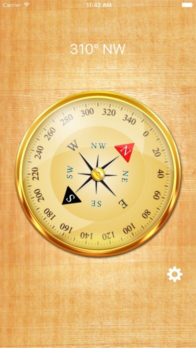 Emulate iPhone app Beautiful Compass HD. using MyAndroid