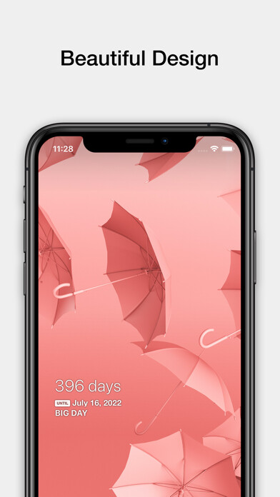 Emulate iPhone app Beautiful Days - Day Counter using MyAndroid