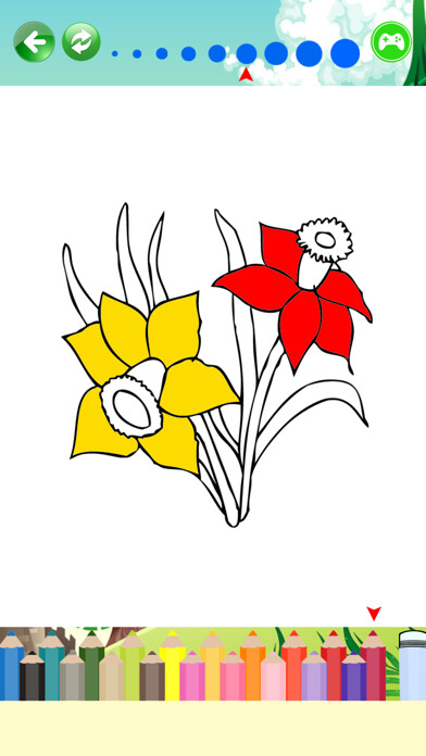 Emulate iPhone app Beautiful Flowers Coloring Pages For Kids using MyAndroid Emulate iPhone app Beautiful Flowers Coloring Pages For Kids using MyAndroid