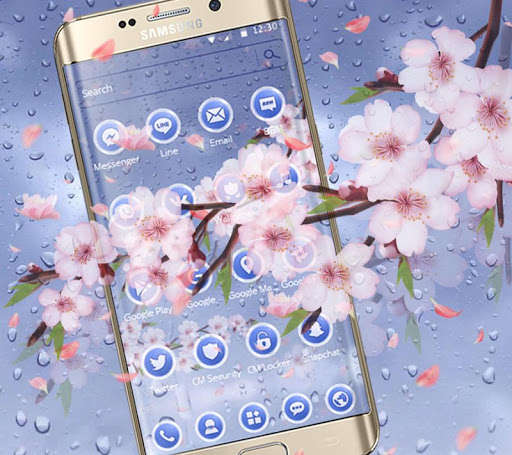 Emulate Android APK Beautiful Pink Flower Theme