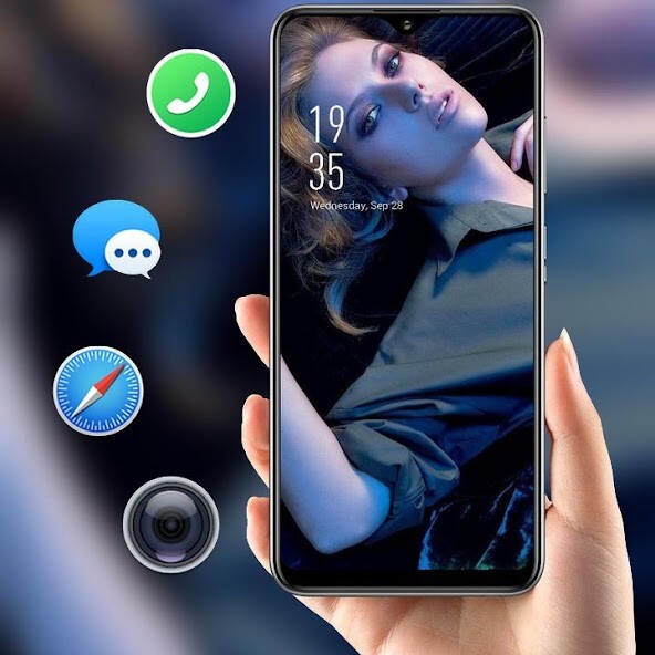 Run android online APK Beautiful smashed makeup goddess theme from MyAndroid or emulate Beautiful smashed makeup goddess theme using MyAndroid