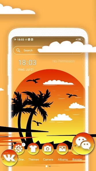 Run android online APK Beautiful Sunset Launchertheme from MyAndroid or emulate Beautiful Sunset Launchertheme using MyAndroid