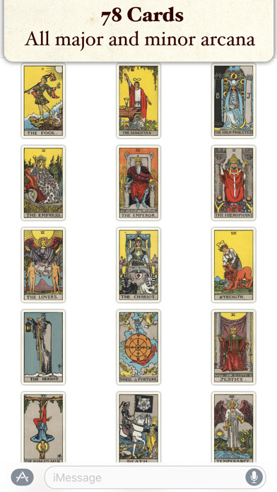 Emulate iPhone app Beautiful Tarot Stickers using MyAndroid Emulate iPhone app Beautiful Tarot Stickers using MyAndroid