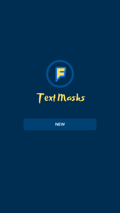 Emulate iPhone app Beautiful Text Masks using MyAndroid