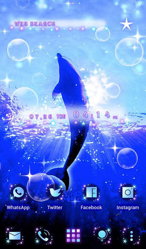 Emulate Android APK Beautiful Wallpaper Dolphin Fantasy Theme