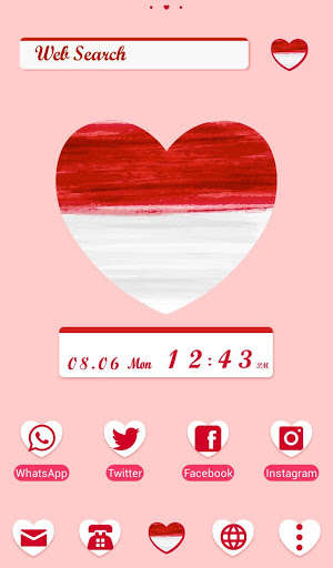 Emulate Android APK Beautiful Wallpaper Indonesia Flag Heart Theme Emulate Android APK Beautiful Wallpaper Indonesia Flag Heart Theme