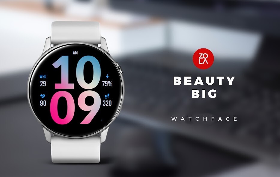 Run android online APK Beauty Big Watch Face from MyAndroid or emulate Beauty Big Watch Face using MyAndroid