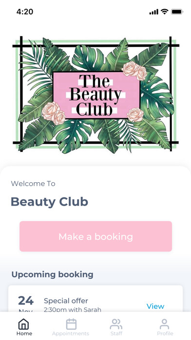 Emulate iPhone app Beauty Club using MyAndroid Emulate iPhone app Beauty Club using MyAndroid