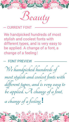 Run android online APK Beauty Font for FlipFont , Cool Fonts Text Free from MyAndroid or emulate Beauty Font for FlipFont , Cool Fonts Text Free using MyAndroid Run android online APK Beauty Font for FlipFont , Cool Fonts Text Free from MyAndroid or emulate Beauty Font for FlipFont , Cool Fonts Text Free using MyAndroid