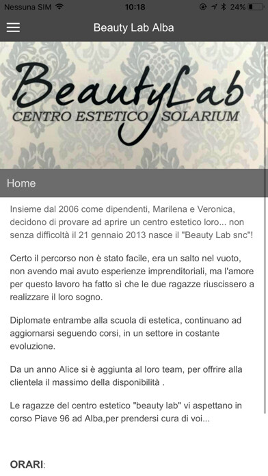 Emulate iPhone app Beauty Lab Alba using MyAndroid Emulate iPhone app Beauty Lab Alba using MyAndroid