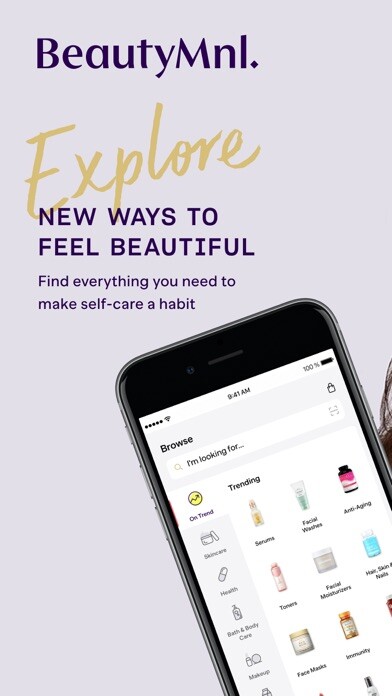 Emulate iPhone app BeautyMnl - Health+Beauty Shop using MyAndroid