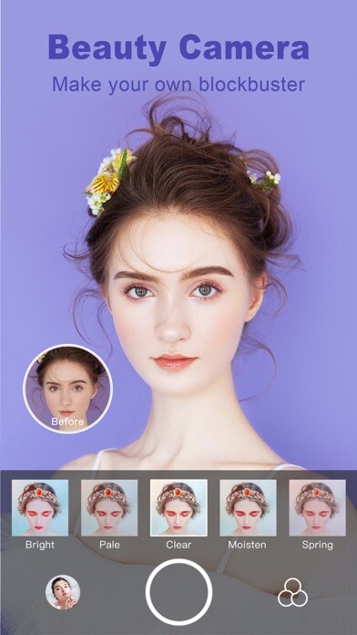 Emulate iPhone app Beauty Self Camera - NB Camera using MyAndroid