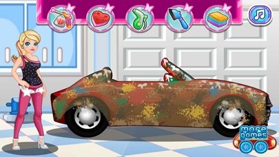 Emulate iPhone app Beauty Wash Car & Makeover using MyAndroid