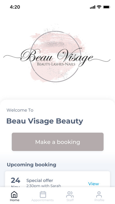 Emulate iPhone app Beau Visage Beauty using MyAndroid Emulate iPhone app Beau Visage Beauty using MyAndroid