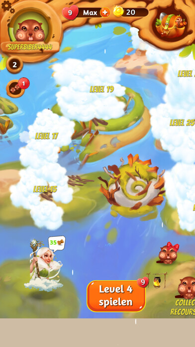 Emulate iPhone app Beaver crush using MyAndroid