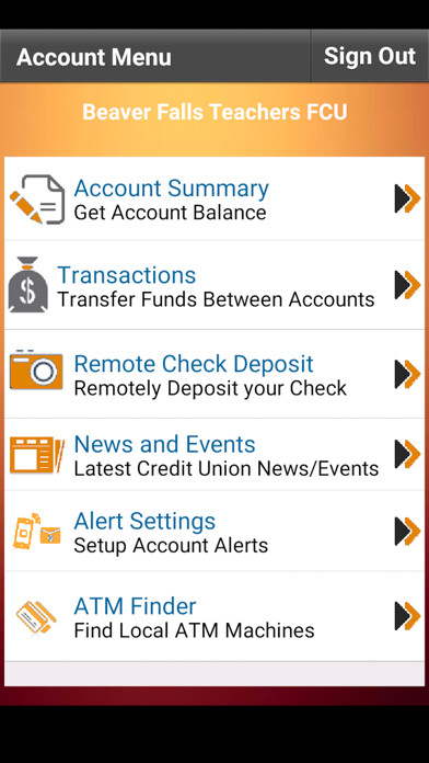 Emulate iPhone app Beaver Falls Teachers FCU App using MyAndroid Emulate iPhone app Beaver Falls Teachers FCU App using MyAndroid