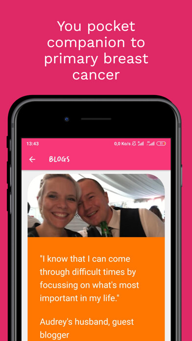 Emulate iPhone app Becca - Breast Cancer Support using MyAndroid Emulate iPhone app Becca - Breast Cancer Support using MyAndroid