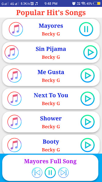 Run android online APK Becky G All Songs from MyAndroid or emulate Becky G All Songs using MyAndroid