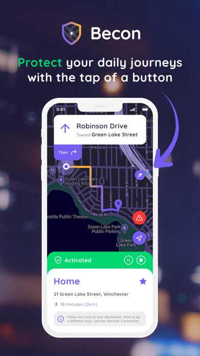 Emulate iPhone app Becon - Smart Safety Alerts using MyAndroid Emulate iPhone app Becon - Smart Safety Alerts using MyAndroid