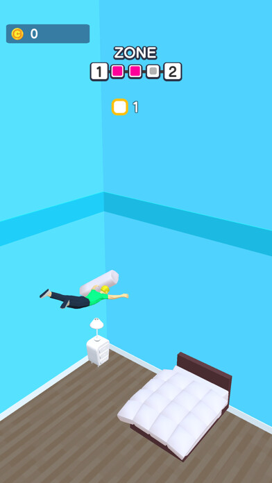Emulate iPhone app Bed Diving using MyAndroid