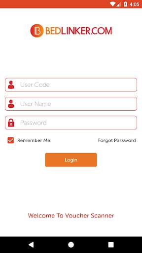 Run android online APK Bedlinker Voucher Scanner from MyAndroid or emulate Bedlinker Voucher Scanner using MyAndroid