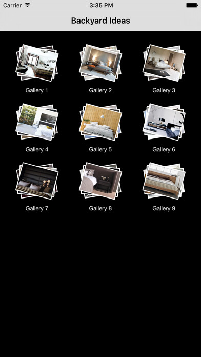 Emulate iPhone app Bedroom Decorating Ideas using MyAndroid