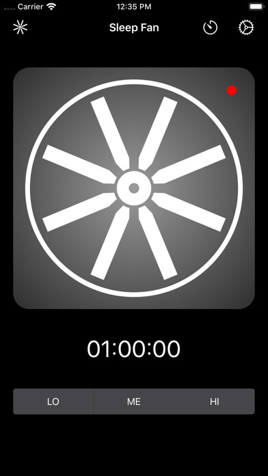 Emulate iPhone app BedTime Sleep Fan Sounds using MyAndroid Emulate iPhone app BedTime Sleep Fan Sounds using MyAndroid