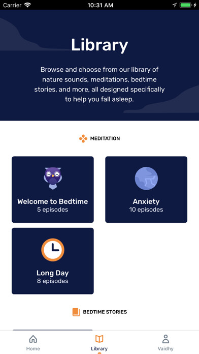 Emulate iPhone app Bedtime - Stories & Meditation using MyAndroid Emulate iPhone app Bedtime - Stories & Meditation using MyAndroid