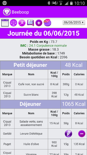Run android online APK Beeboop Compteur de Calories from MyAndroid or emulate Beeboop Compteur de Calories using MyAndroid
