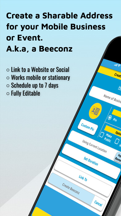 Emulate iPhone app Beeconz: A Portable Address 4U using MyAndroid