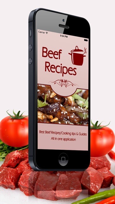 Emulate iPhone app Beef Recipes Collection - Beef Food Free using MyAndroid