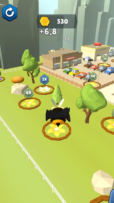Emulate iPhone app Bee Glider using MyAndroid