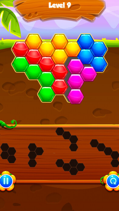 Emulate iPhone app Beehive Block Pop! using MyAndroid