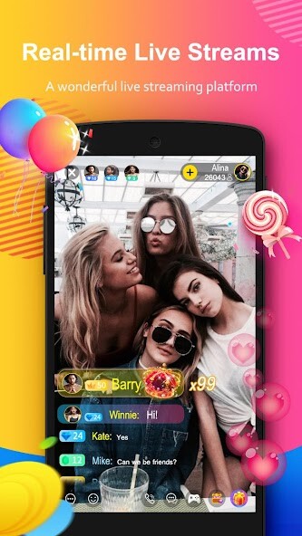 Run android online APK BeeLive - Live Stream, Video from MyAndroid or emulate BeeLive - Live Stream, Video using MyAndroid Run android online APK BeeLive - Live Stream, Video from MyAndroid or emulate BeeLive - Live Stream, Video using MyAndroid