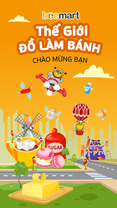 Emulate iPhone app Beemart - Thế giới đồ làm bánh using MyAndroid
